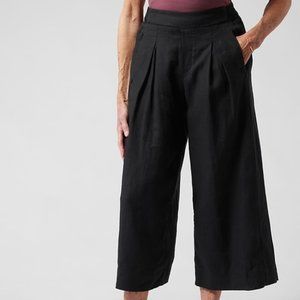NWT Athleta Playa Linen Wide Crop Pant